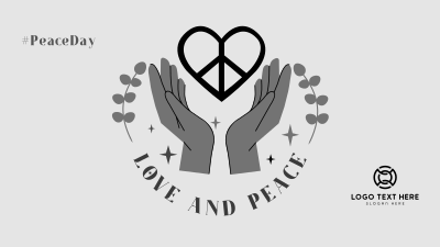 Love and Peace Facebook event cover Image Preview