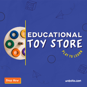 Educational Toy Store Instagram post Image Preview