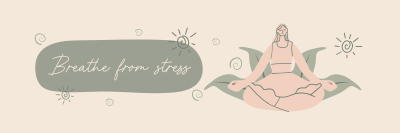 Breathe From Stress Twitter header (cover) Image Preview