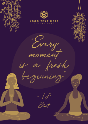 Yoga Positive Quotes Flyer Image Preview