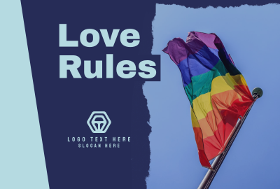 Love Rules Pinterest board cover Image Preview