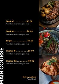 Main Course Menu Image Preview