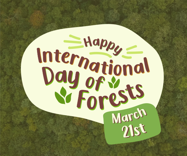 International Day of Forests  Facebook Post Design