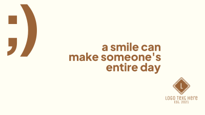Smile Today YouTube cover (channel art)