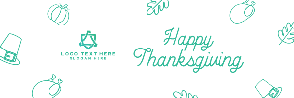 Fun Thanksgiving Twitter Header Design Image Preview