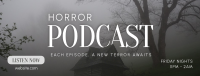 Horror Podcast Facebook Cover Design