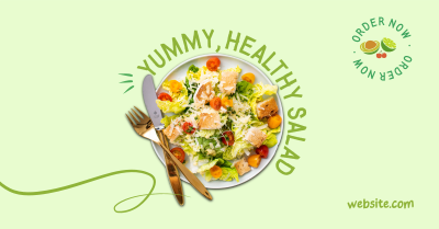 Clean Healthy Salad Facebook ad Image Preview