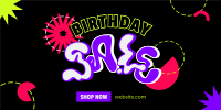 Hippie Birthday Sale Twitter post Image Preview