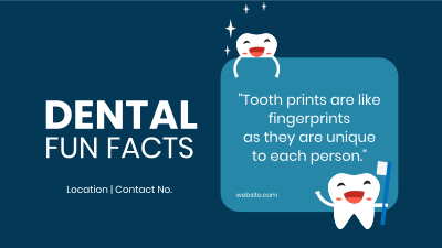 Dental Facts Facebook event cover Image Preview
