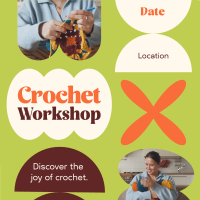 Crochet Workshop Instagram Post Preview