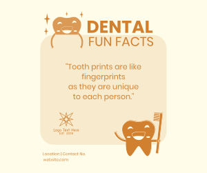 Dental Facts Facebook post