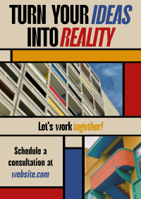 Mondrian Architectural Services Flyer Image Preview