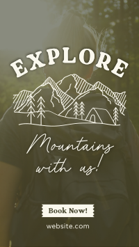 Explore Mountains TikTok video Image Preview