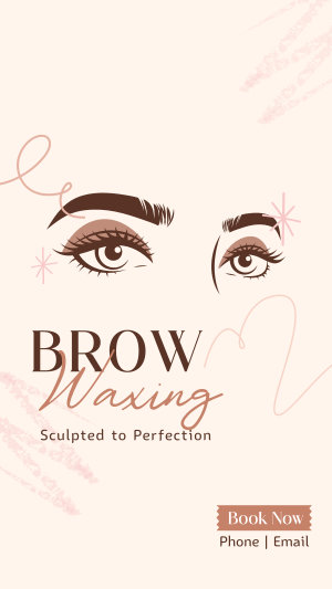 Eyebrow Waxing Service Facebook story Image Preview