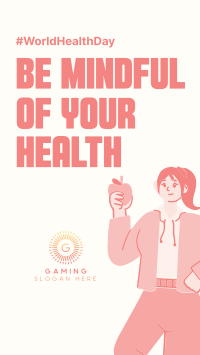 Mind Your Health Instagram Story Design
