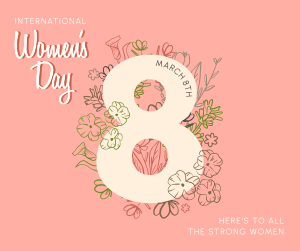 Women's Day Flowers Facebook post Image Preview