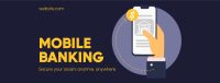 Mobile Banking Facebook Cover Design