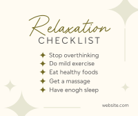 Healthy Checklist Facebook post Image Preview