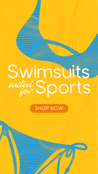 Optimal Swimsuits Instagram Story Design