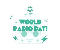 Radio Day Celebration Facebook Post Design