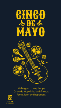 Bright and Colorful Cinco De Mayo Instagram Reel Image Preview