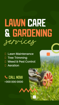 Lawn Care & Gardening Facebook Story Design