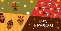 Abstract Kwanzaa Facebook Ad Design