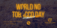No Tobacco Day Twitter post Image Preview
