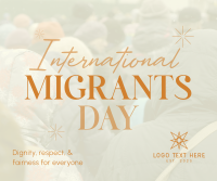 International Migrants Day Facebook Post Design