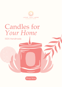 Boho Candle Collection Flyer Design