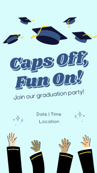 Caps Off Fun On Graduation Party Instagram Reel Preview