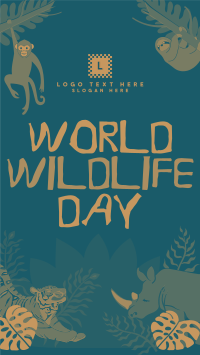 Rustic World Wildlife Day Instagram Story Design