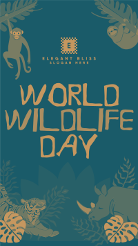Rustic World Wildlife Day Instagram story Image Preview