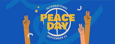 Peace Day Facebook cover Image Preview