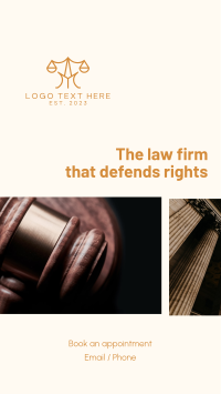 Law Service Instagram Story Design