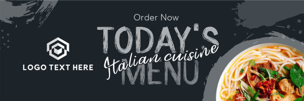 Famous Parmigiana Taste Twitter Header Design