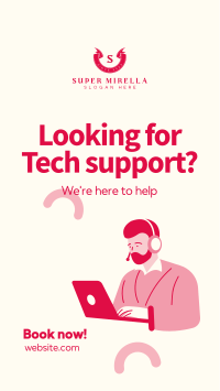 Tech Support Facebook Story Image Preview