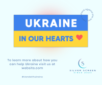 Ukraine In Our Hearts Facebook post Image Preview