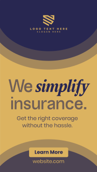 Minimalist Insurance Coverage TikTok video Image Preview