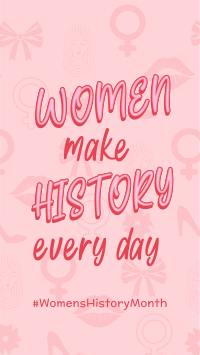 Women Make History Instagram reel Image Preview