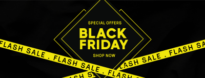Black Friday Flash Sale Facebook Cover