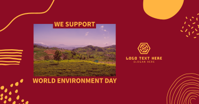 We Support World Environment Day Facebook ad Image Preview