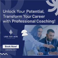 Professional Career Coaching Linkedin Post Image Preview