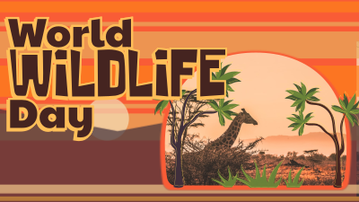 Modern World Wildlife Day Facebook event cover Image Preview