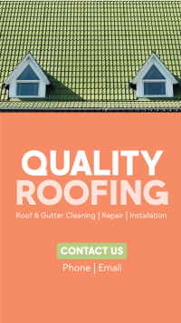 Trusted Quality Roofing Facebook story Image Preview