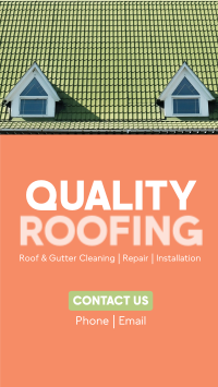 Trusted Quality Roofing Facebook story Image Preview