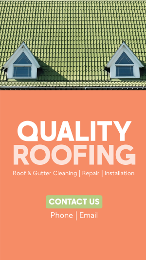 Trusted Quality Roofing Facebook story Image Preview