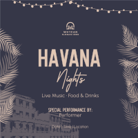 Havana Nights Instagram post Image Preview