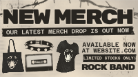 Punk Minimalist Rock Merch Animation Preview