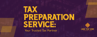 Your Trusted Tax Partner Facebook cover Image Preview